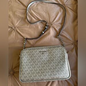 Silver Michael Kors Crossbody